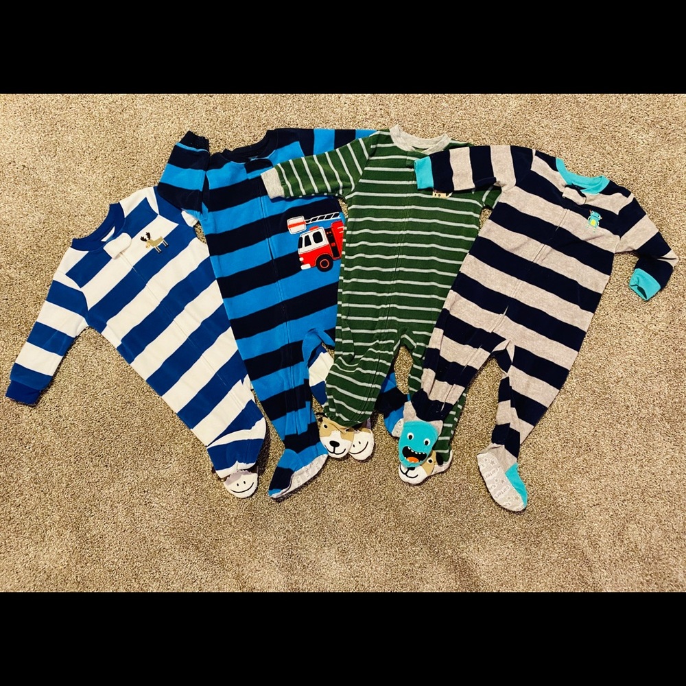 BOGO Set of 4 fleece PJs
